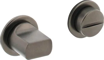 Produktbild von Rosettenpaar Intersteel WC rund anthrazit matt Ø 30 mm