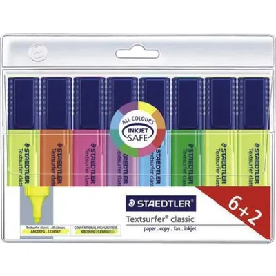 Zdjęcie produktu dla Zakreślacz STAEDTLER Textsurfer Promocja 6+2