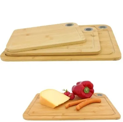 Produktbild von Centi 0784.719083 Schneidebrett-Set 3-teilig. mit Siliconring