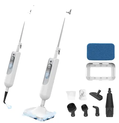 Produktbild von Dampfreiniger, Hochtemperaturreinigung, Mehrflächenkompatibilität, WEISS, 220V-240V EU-Stecker