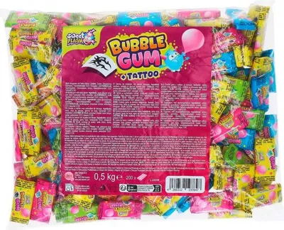 Produktbild von Sweet Flash Bubble Gum + Tattoo 200er