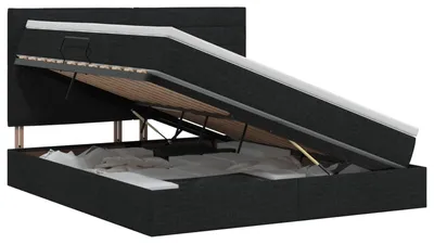 Obrázok produktu pre Úložný priestor s matracom Čierna 180 x 200 cm Tkanina