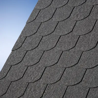 Produktbild von 3 m² Biberschindeln schwarz, Schindeln Dachschindeln Dachpappe Bitumen