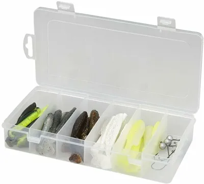 Produktbild von Savage Gear Fat Minnow T-Tail Kit - 30 Gummifische + 6 Jigköpfe