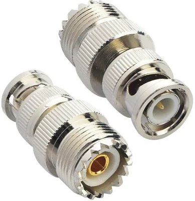 Image de Adaptateur BNC UHF pour antenne et Wi-Fi, en deux parties, connecteur coaxial