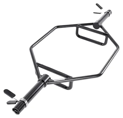 Produktbild von VEVOR Trap Bar, 500 LBS Hex Barbell Trap Bar, 55,7" Kniebeugen-Deadlift-Hantel, 25mm Durchmesser Gewichtheben Krafttraining Shrug Bar mit Griff, Heimtraining für Kniebeugen, Deadlifts, Shrugs, Integriert, 360 kg