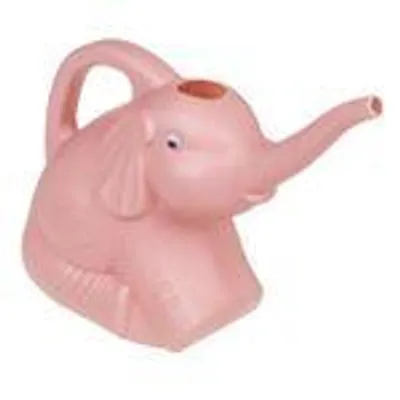 Produktbild von Gießkanne Elefant 2 L Kunststoff rosa o. grau 29x11x20 cm
