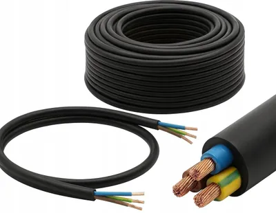 Zdjęcie produktu dla Kabel elektryczny OMY 3x0,75 300/300V czarny