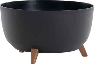 Produktbild von SIENA GARDEN Pflanzgefäß OSLO anthrazit 47 cm