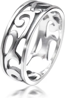 Produktbild von MATERIA Damen Ring keltisch 925 Sterling Silber antik breit  #SR-108
