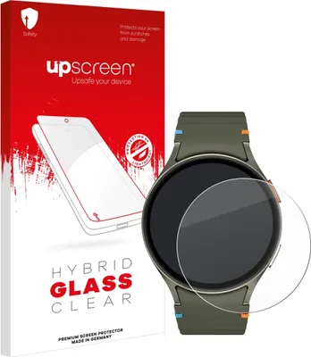 Produktbild von upscreen Schutzglas für Samsung Galaxy Watch 7 (44 mm) Schutzfolie Panzer Folie Glas Display Schutz klar