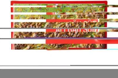 Image de Carte postale en relief de l'Oberland bavarois