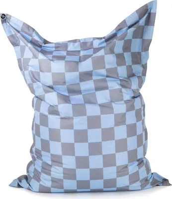 Immagine prodotto di Pouf LUMALAND per interni ed esterni a quadri 380 l grigio/blu