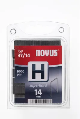 Produktbild von Novus Tackerklammer Typ H 37 14 mm 1000 Stück Hammertacker Feindrahtklammer