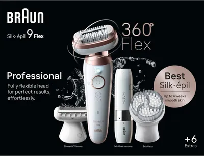 Obrázek produktu pro Braun Epilierer Silk-epil 9 9-360 3D SensoSmart