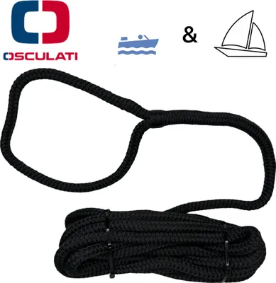 Produktbild von Osculati Festmacherleine mit Auge 10mm x 6m Schwarz