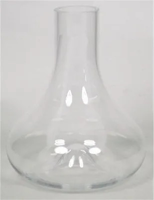 Produktbild von INNA-Glas Einzelblumenvase Telma aus Glas, klar, 22 cm, Ø 5,5 cm/Ø 19 cm - Glas Vase