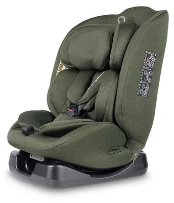 Caretero Mundi i-Size Autokindersitz, Grün, 40–150 cm, ab Geburt bis 12 Jahre