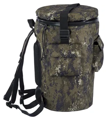 Produktbild von Sitztonne Eifel phantomX Camou Oliv 30x30x50 cm 25 l mit gepolstertem 360° drehbarem Deckel für Ansitze
