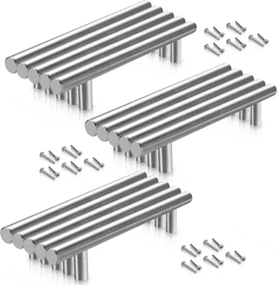 Produktbild von SWANEW Schrankgriff  Möbelgriffe Relinggriff Design Küchengriff Schrankgriff Griffe  156*96*10MM 50 Stück