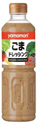 Produktbild von Yamamori Geröstete Sesamdressing 500 ml – Würzige, cremige Sauce für Salate & Sushi