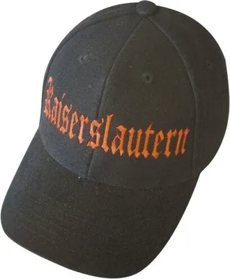 Produktbild von Baseballcap mit Einstickung - Kaiserslautern - 68896 schwarz