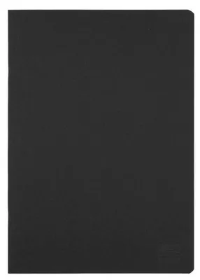 Obrázok produktu pre Balík zošitov A5, 96 strán, mriežka, Herlitz Rainbow Classic, čierny, balenie po 5 ks