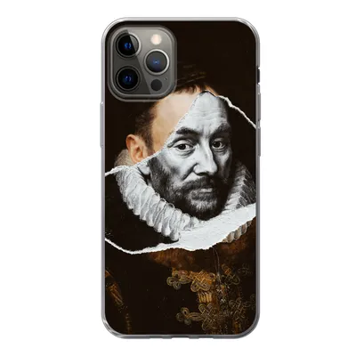 Produktbild von MuchoWow® Handyhülle Schutzhülle Hülle für iPhone 12 Pro Wilhelm von Oranien - Alte Meister - Adriaen Thomasz Silikon Softcase Handy Hülle - Abdeckung