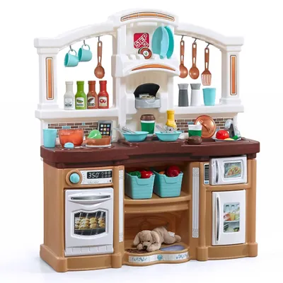 Obrázok produktu pre Step2 Fun with Friends Kitchen Tan, Kuchyňa a jedlo, 2 rok / roky, Zvukové efekty, AA