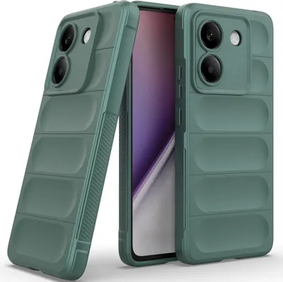 Immagine prodotto di Custodia per Xiaomi Poco M7 Pro 5G Custodia protettiva in silicone TPU morbido antiurto verde