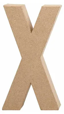 Image de Letter Papier-maché - X, 20,5cm