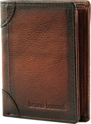 Produktbild von bruno banani Leder Geldbörse Wallet Brown braun