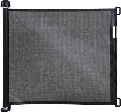 Produktbild von Treppenschutzrollo Absperrgitter Türschutzgitter Treppenschutzgitter Schwarz