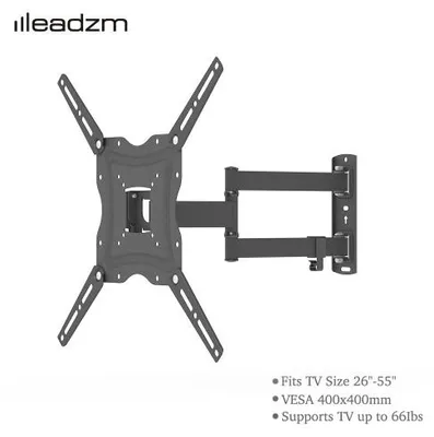 Produktbild von LEADZM TV Wandhalterung, Schwenkbare Neigbare TV Halterung für Fernseher mit Einer Bildschirmdiagonale von 66-140cm
