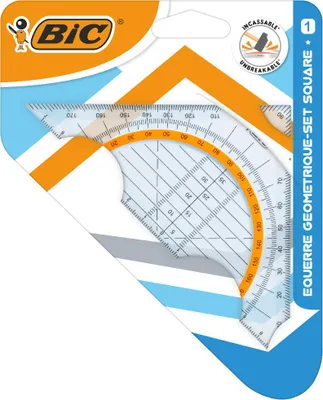 Image de Ekierka BIC Set Square Blister 1szt