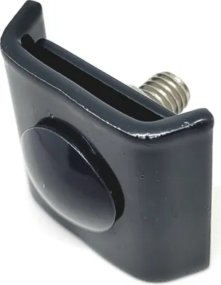 Produktbild von 10x Eckverbinder Zaun Verbinder Klemme farbig Mattenverbinder für Doppelstabmatten RAL 7016 (Anthrazitgrau)