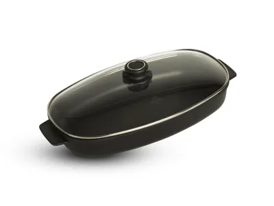 Obrázek produktu pro GASTROLUX Pekáč s pokličkou - indukční Výška: 13 cm, Obsah: 4,0 l, Rozměr: 46x26 cm