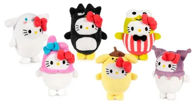 Obrázok produktu pre Kostým "Hello Kitty a priatelia" – rôzne motívy, plyšová hračka, pre deti, univerzálna veľkosť