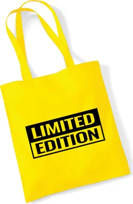 Produktbild von Huuraa Jutebeutel Limited Edition Schriftzug 10 Liter Yellow Baumwolle Tasche Geschenkidee