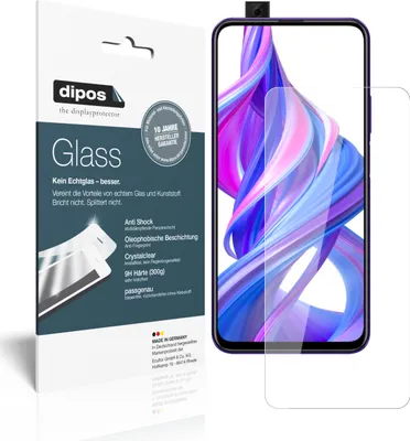 Zdjęcie produktu dla 2x folia ochronna do Huawei Y9s - folia antywstrząsowa 9H dipos Glass szkło plastikowe
