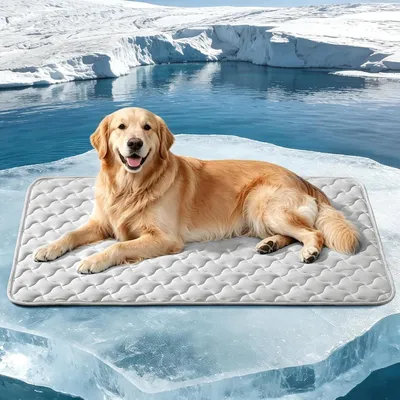 Immagine prodotto di Tappetino refrigerante per cani, grande, auto-raffreddante, lavabile, per uso interno