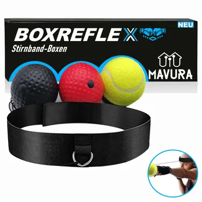 Immagine prodotto di BOXREFLEX Box Reflex Ball Palla ad archetto Palla di reazione per pugilato 3 palle