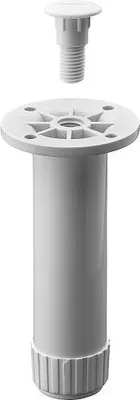 Produktbild von Hettich Sockelverstellfuß 3,0 x 12 - 13 cm Kunststoff weiß - 1 Stück