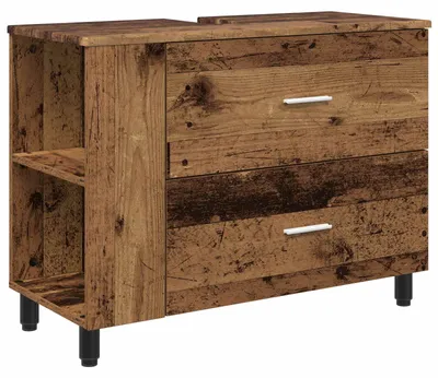 Obrázek produktu pro vidaXL Umyvadlo z recyklovaného dřeva 80 x 35 x 60 cm, dřevotřísková deska