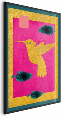 Produktbild von Posterpapier Poster - Golden Hummingbird 29.7x42 cm Tiere g-C-0138-ao-a