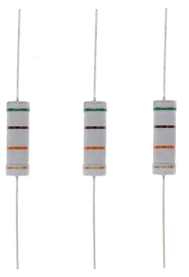 10 Stück 5W 51K Ohm 5% Metalloxid-Widerstand