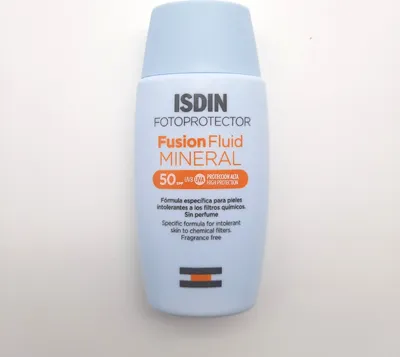 Immagine prodotto di ISDIN Fotoprotector Fusion Fluid Mineral SPF50 50ml Protezione della pelle filtrante Acquisto;