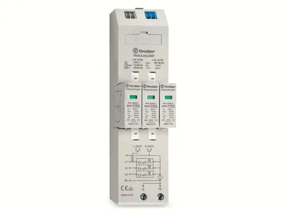 Produktbild von Finder Kombiableiter Typ 1+2 dreiphasige TN-S TT Netze