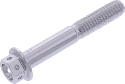 Produktbild von Schraube JMP 6 Kant  Bolt M6x1,00mm 40mm Aluminium Racing silber