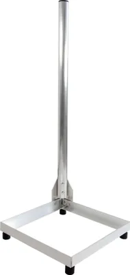 Produktbild von PremiumX Balkonständer 40x40cm Aluminium 1m Mast Ø 50mm Flachdachständer